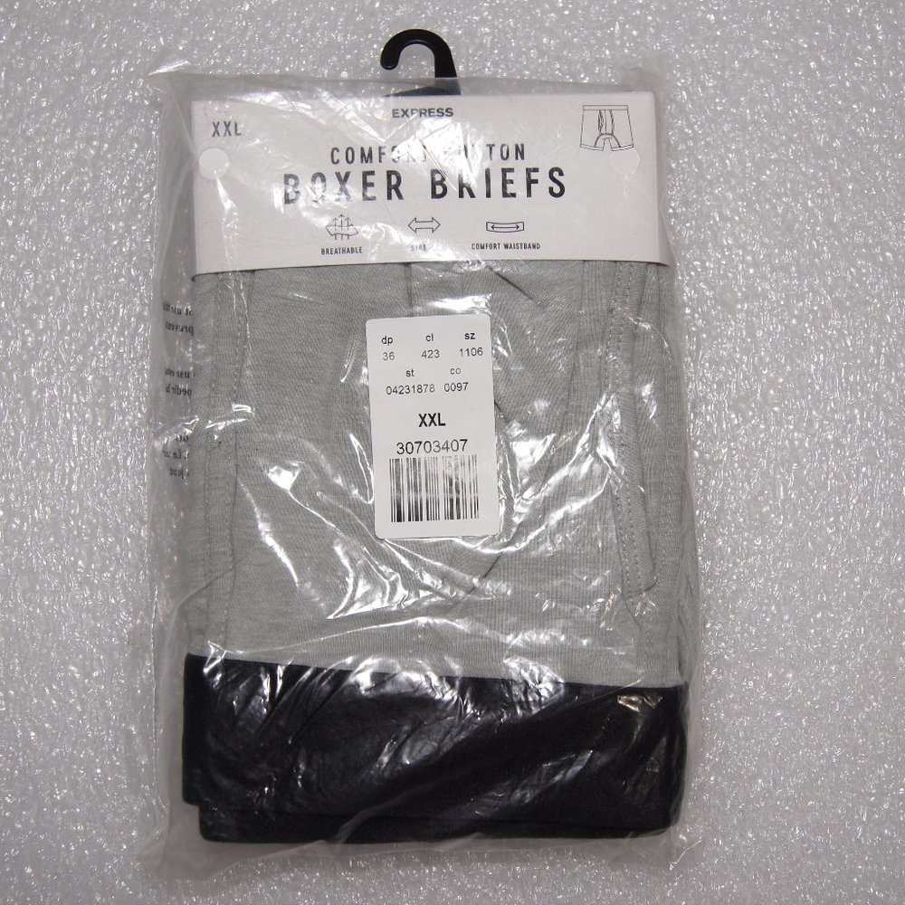 Express Light Gray Boxer Briefs